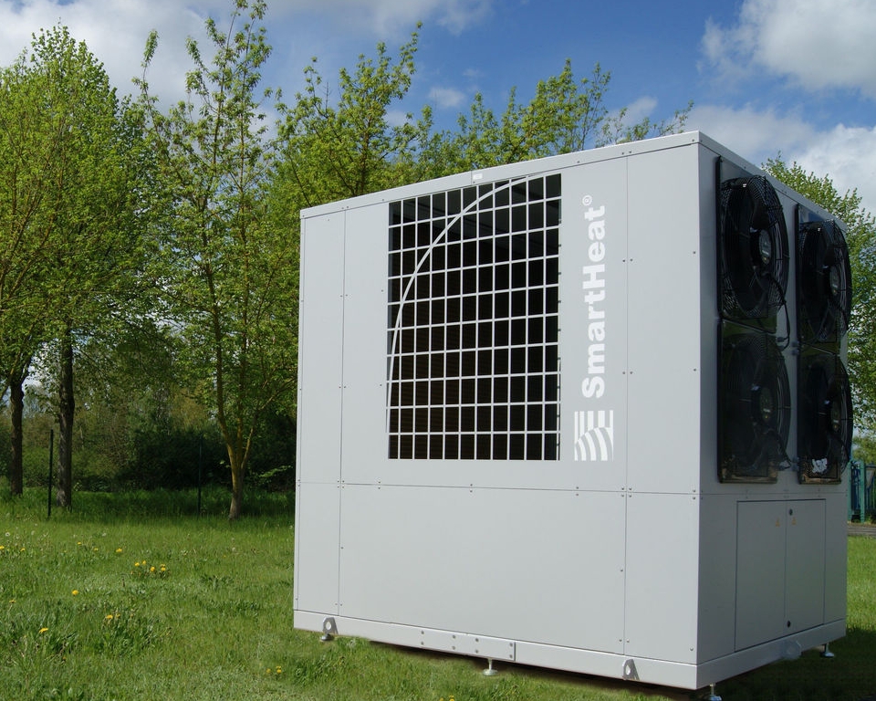Eine Großwärmepumpe wie sie in Kropp zu m Einsatz kommt